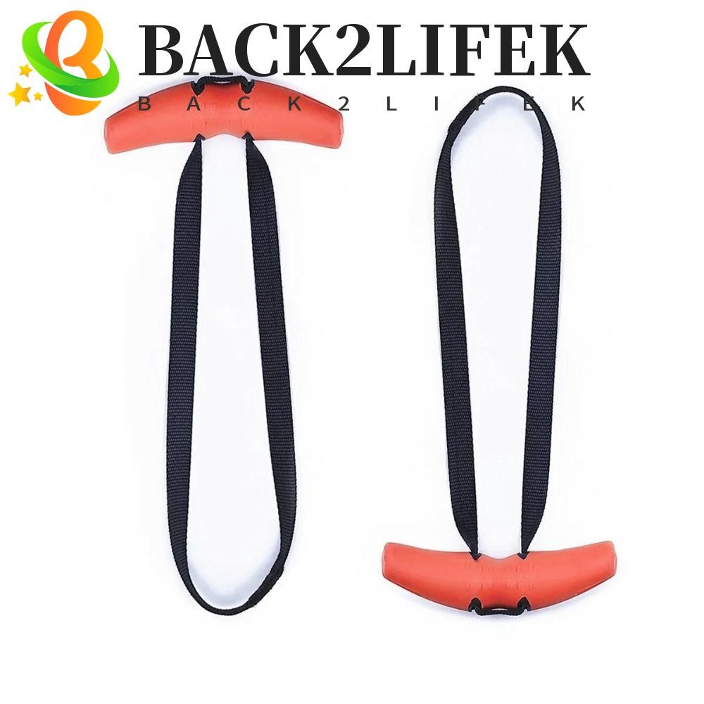 BACK2LIFEK 1 คู่ Horn Shape Fitness Handle, Multifunctional ปรับฟิตเนส Tranining Grip Handles, Muscle Building Deadlift Easy To Grip Horn Shape Handles Grips Gym