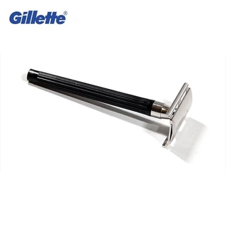 Gillette มีดโกนหนวดสเตนเลส สําหรับผู้ชาย 1 แพ็ก โลหะผสม มีดโกนเพื่อความปลอดภัยของผู้ชาย