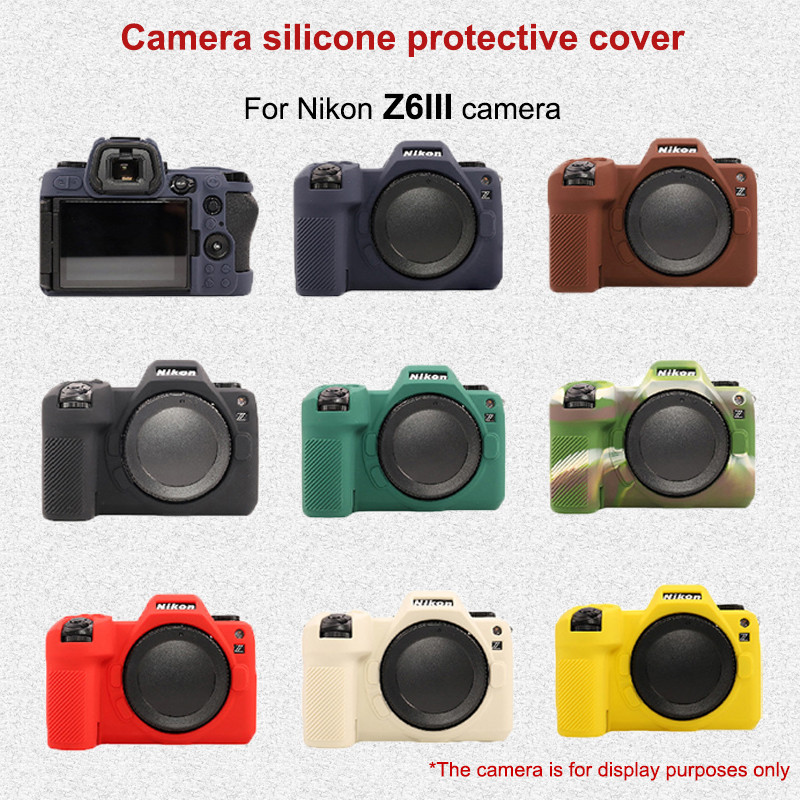 เหมาะสําหรับเคสซิลิโคนกล้อง Nikon Z6III, เคสกล้อง Mirrorless Z6III, เคสป้องกันการถ่ายภาพ Z63, เคสแบบ