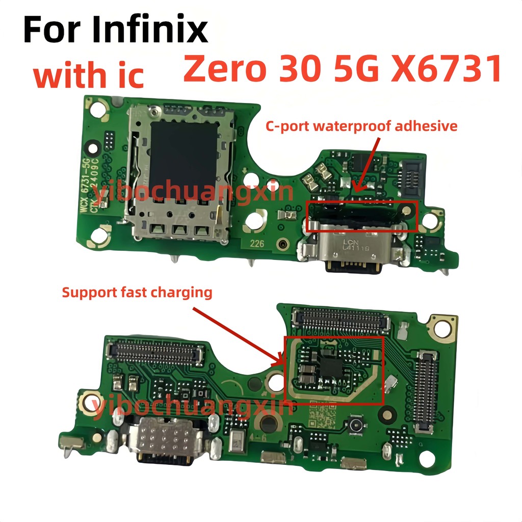 แพรตูดชาร์จ (Charging Port Flex )  Infinix Zero 30 4G 5G X6731 X6731BUSB