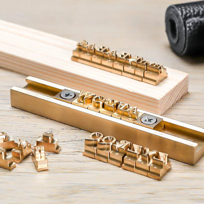 Custom Letter Brass Mold Leather Brass Number Stamp Embossing Letter Stamp Custom Soldering Iron