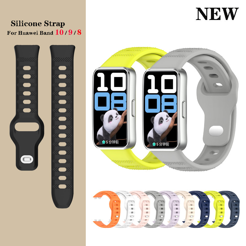 สำหรับ Huawei Band 8 9 10 Sports Strap Fashion Silicone Band ดูสายรัด