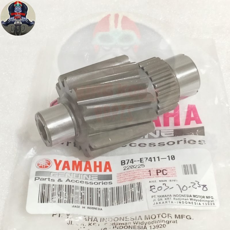 AXLE MAIN 13T SMALL TRANSMISSION RATIO GEAR XMAX 250 ORIGINAL B74-E7411-10