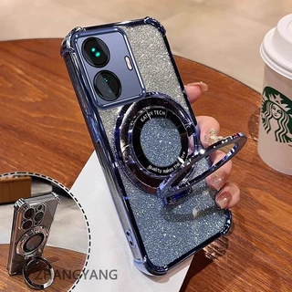 สําหรับRealme C55 Clear CaseหนาฝาครอบชุบซิลิโคนShockProofเคสโทรศัพท์CCCA10