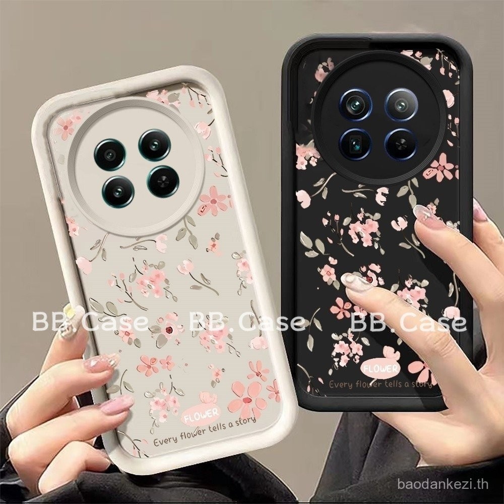เคสโทรศัพท์น่ารัก Realme 13 + Realme13 Realme 13 Pro+ Plus 5G สไตล์เรโทรใหม่ เคสดอกไม้สไตล์เกาหลี ป้องกันการตกหล่น ซิลิโคนอ่อนนุ่ม ปกหลัง 2024