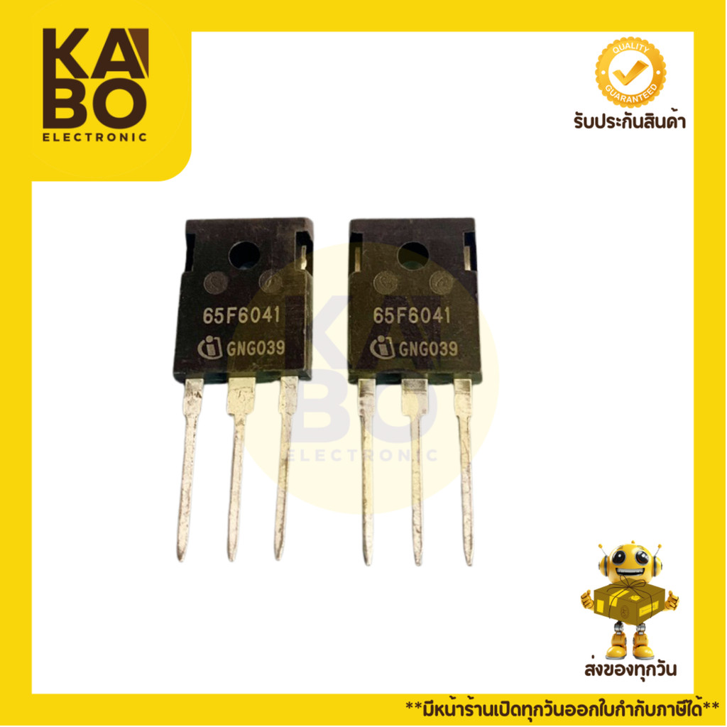 65F6041 N-CH MOSFET 650V 68.5A TO-247 ของแท้ ใช้ในระบบพลังงานไฟฟ้าความถี่สูง