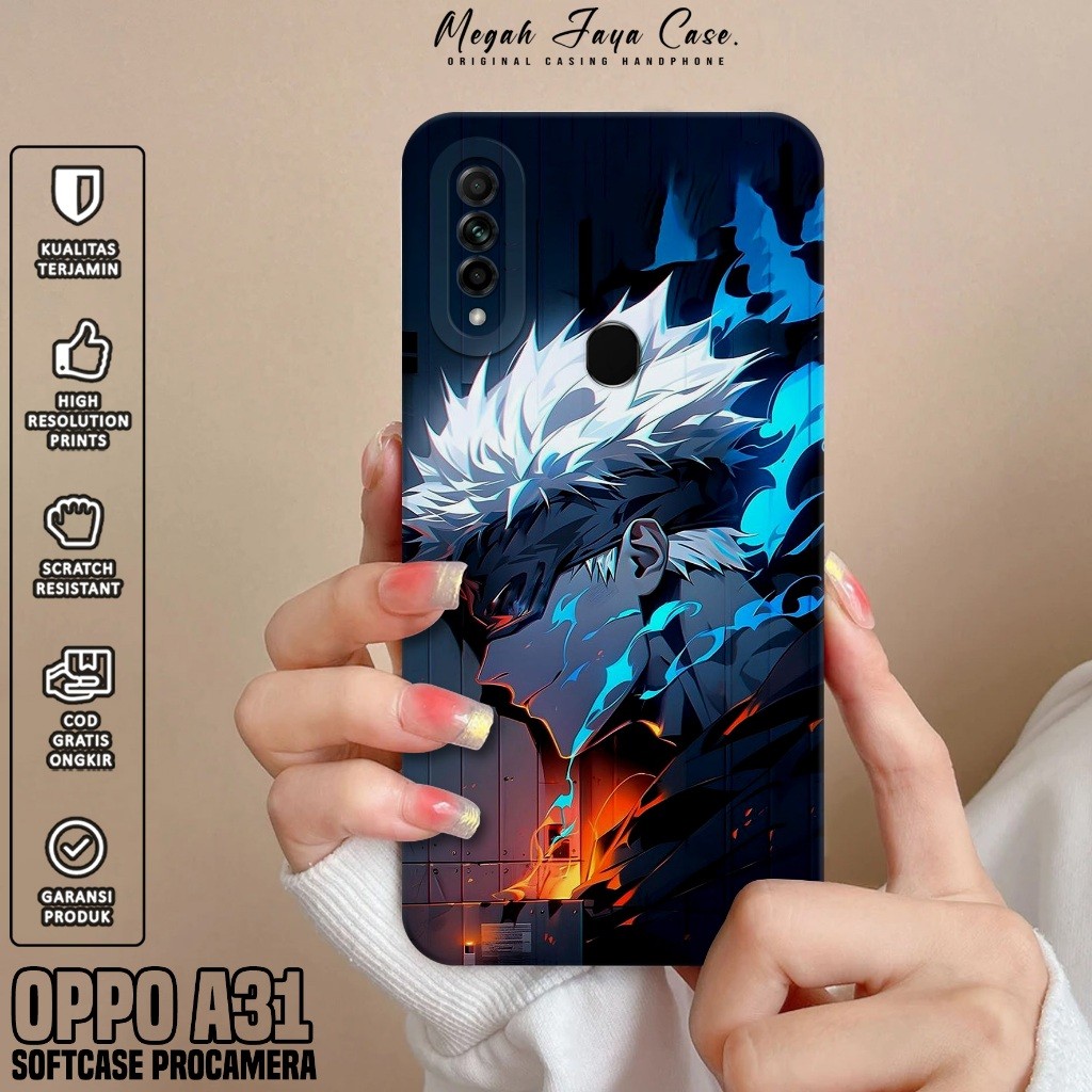Softcase Hp Oppo A31 - Case Oppo A31 Motif Gojo Satoru - Casing Oppo A31 - Silicone Hp Oppo A31 - Pr