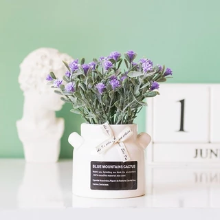 ʚɞ seely.shop ʚɞ💥ส่งไว💥ต้นไม้ประดิษฐ์ ดอกไม้ประดิษฐ์ในกระถาง สไตล์มินิมอล ตกแต่งบ้านและโต๊ะทำงาน