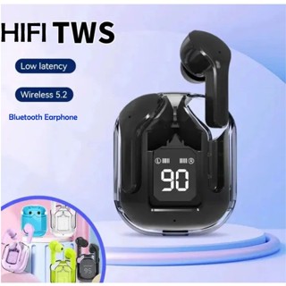 จอแสดงผล LED ดิจิตอลหูฟังบลูทูธไร้สาย หูฟังTWS HiFi หูฟังกัน…