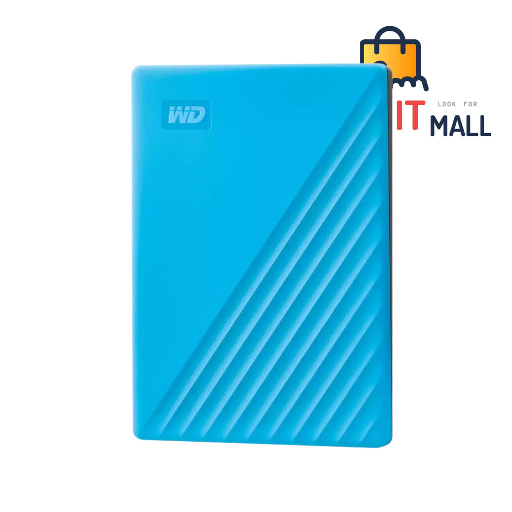 WD HDD External 1TB My Passport USB 3.0 Blue [External HDD ฮาร์ดดิสก์พกพา 2.5"]