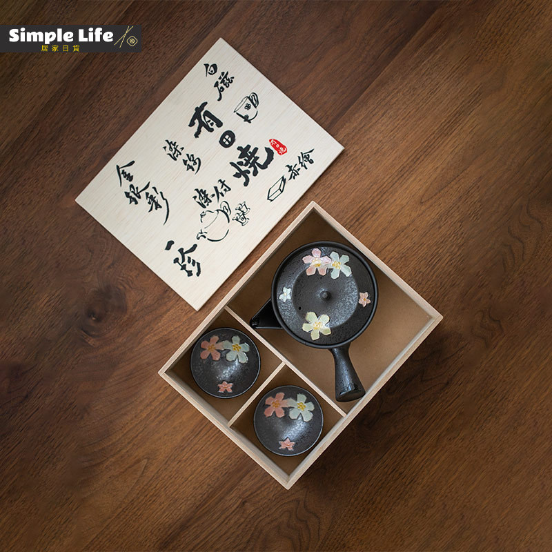 Aritayaki สไตล์ญี่ปุ่นนำเข้าจากญี่ปุ่น Tao Yueyao Hualian Hualian Tea Gift Wice ของขวัญสำหรับถ้วยชาท