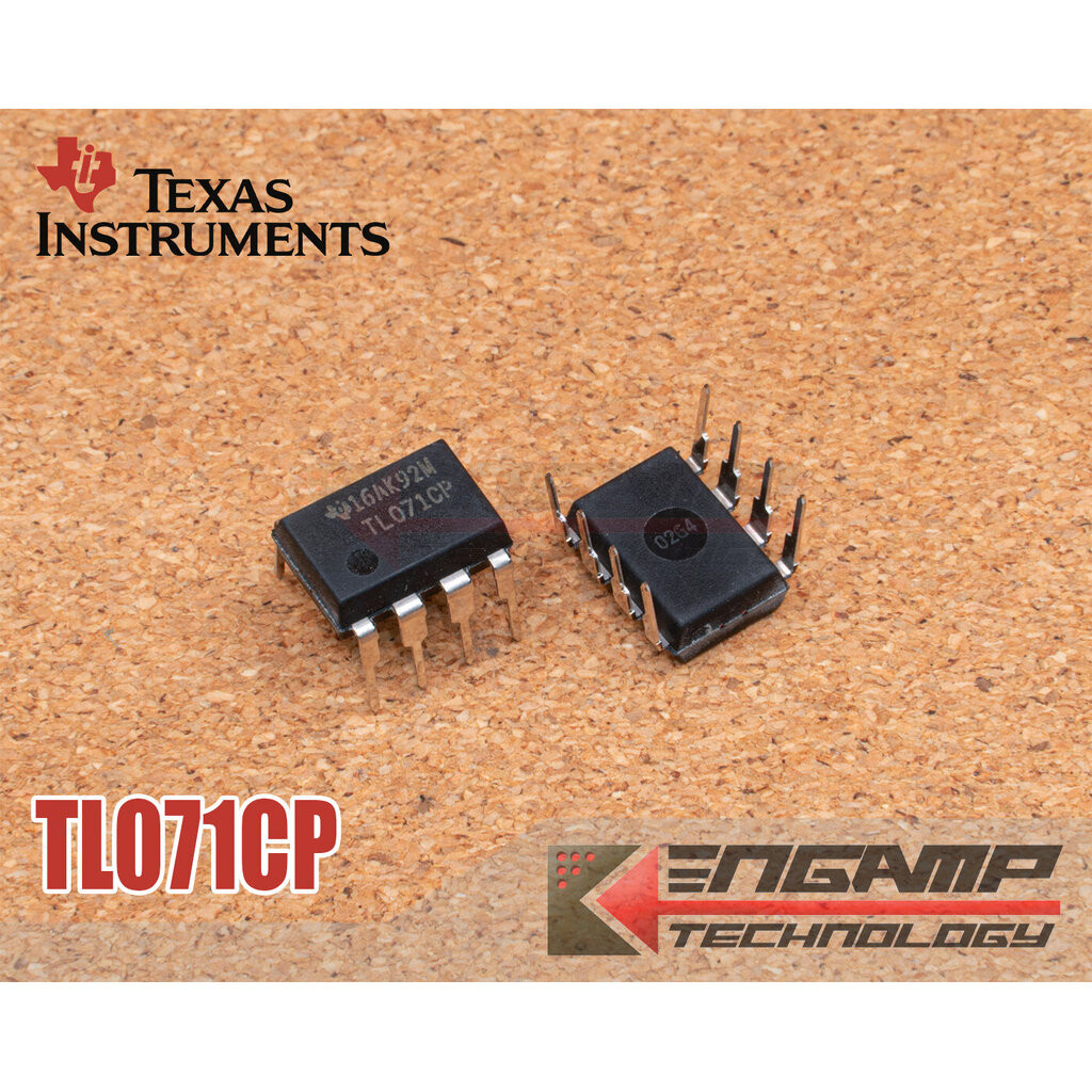 (1ตัว) [IC] TL071CP TEXUS Low-Noise FET-Input OP-AMP DIP-8