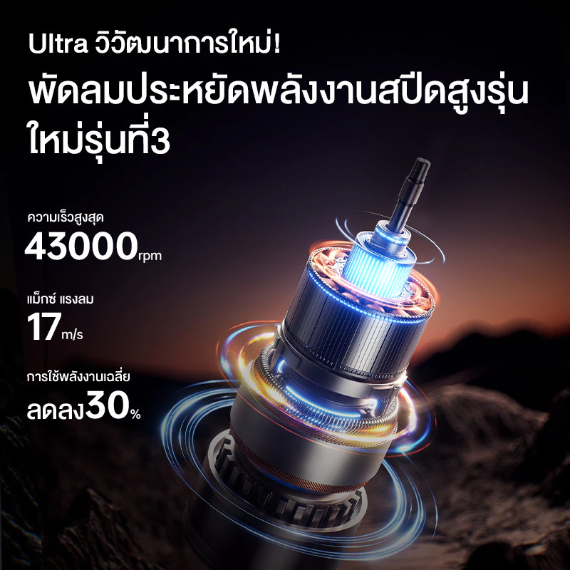 JisuLife Handheld Fan Ultra2 พัดลมพกพา ไฟส่องสว่าง พาวเวอร์แบงค์ thumbnail 7