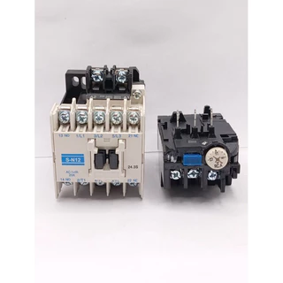 SN12 แม็กเนติก+ โอเวอร์โหลด ชุด S-N12+TH-N12KP กระแส: 1-3A(1-1.6) 1.7A(1.4-2.0) 2.1A(1.7-2.5) 2.5A(2-3) 3.6A(2.8-4.4) 5A