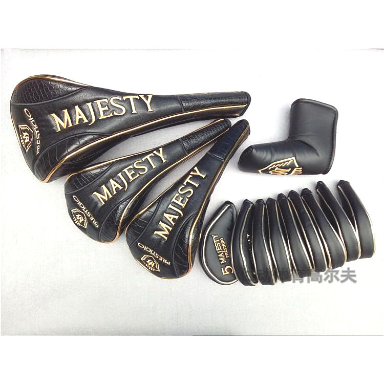 [ฝาครอบไม้กอล์ฟ] ฝาครอบหัวไม้กอล์ฟครบชุด MAJESTY Maruman Golf Wood Cover No. 1 บริการถนนไม้เหล็กผลัก