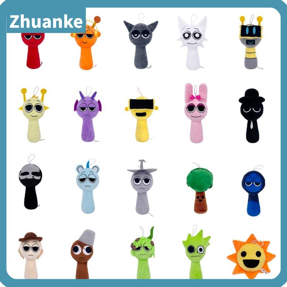 Zhuanke ตุ๊กตา Plushie, ของเล่นตุ๊กตา Raddy Simon Sprunki, Soft Vineria Oren Pinki ตุ๊กตาเด็ก