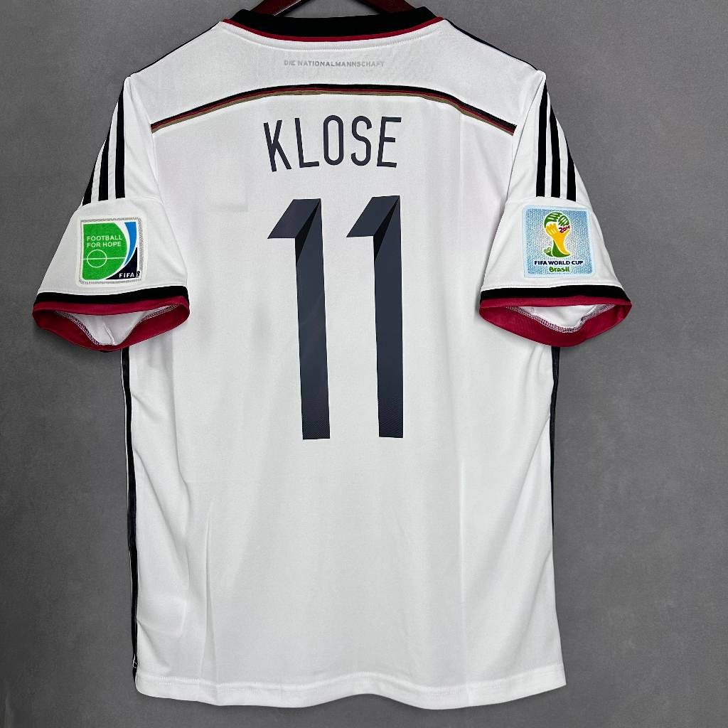 2014 Jersey Germany Home KLOSE MULLER Classic Vintage Thai Version Retro เสื้อยืดกีฬา