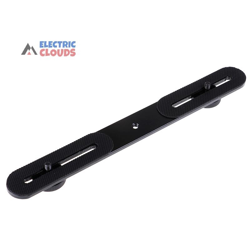 ไฟฟ้า Clouds Dual Flash Hot Shoe Mount Holder สําหรับขาตั้งกล้องขาตั้ง Cam ของแท้