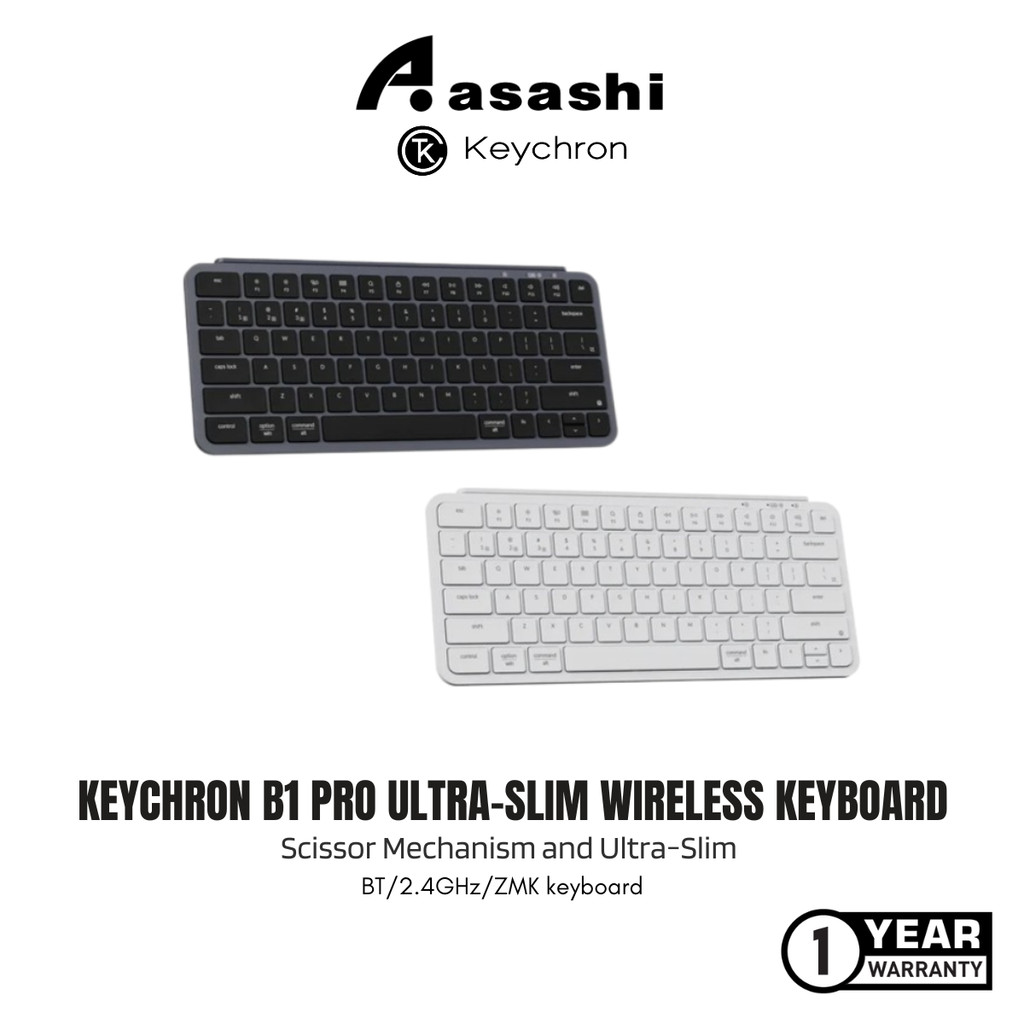 Keychron B1 Pro 77Key คีย์บอร์ดไร้สายแบบกรรไกรบางเฉียบ