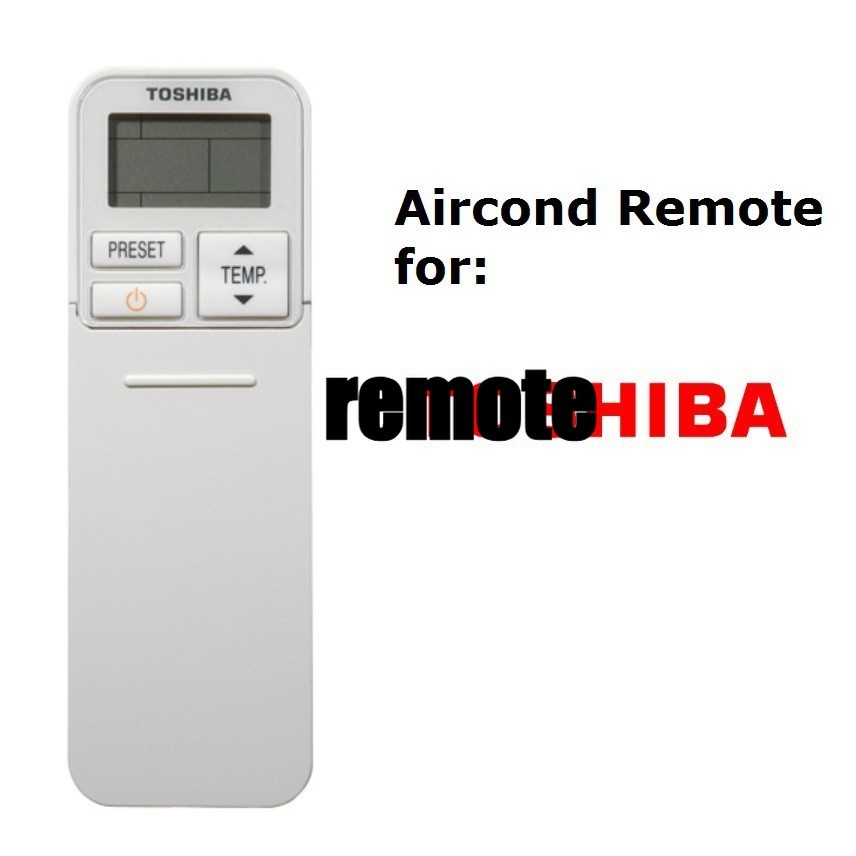 การเปลี่ยนรีโมทคอนโทรลโตชิบา Aircond