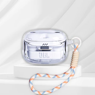สําหรับ JBL TUNE BUDS 2 BEAM 2 FLEX 2 กรณี Transpent หูฟังฝาครอบป้องกัน TPU กันกระแทกหูฟัง Soft Sleeve กันกระแทกพร้อมแหวน