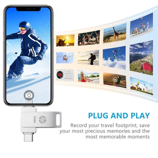 แฟลชไดรฟ์ ความเร็วสูง H-P Type-C แฟลชไดร์ฟ 1TB TypeC Flash Drive 2TB แฟลชไดร์ฟไอโฟน