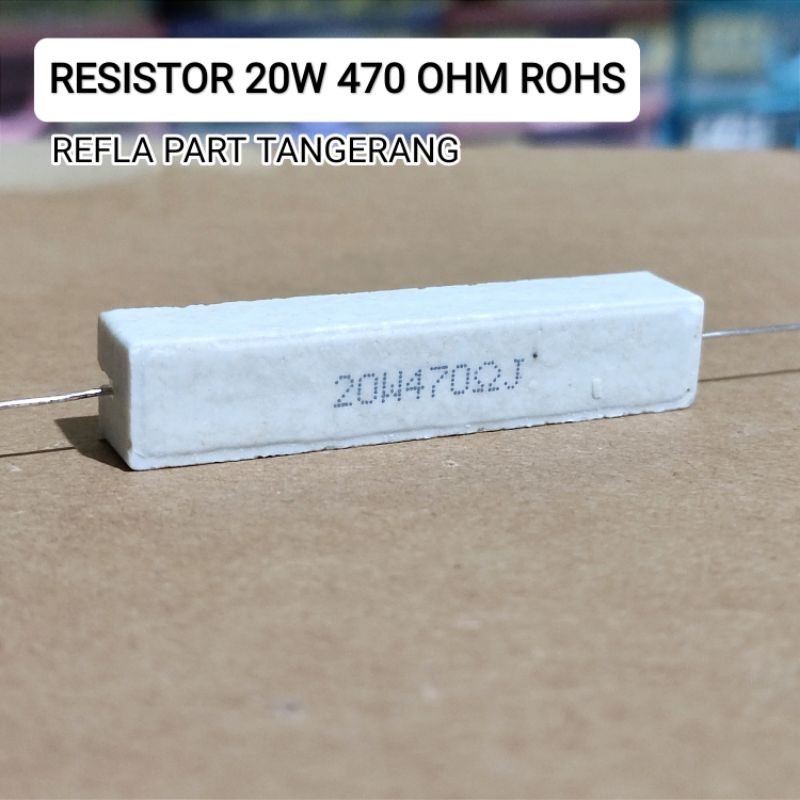 1 ชิ้น 20W 20WATT 470 OHM 470OHM ROHS