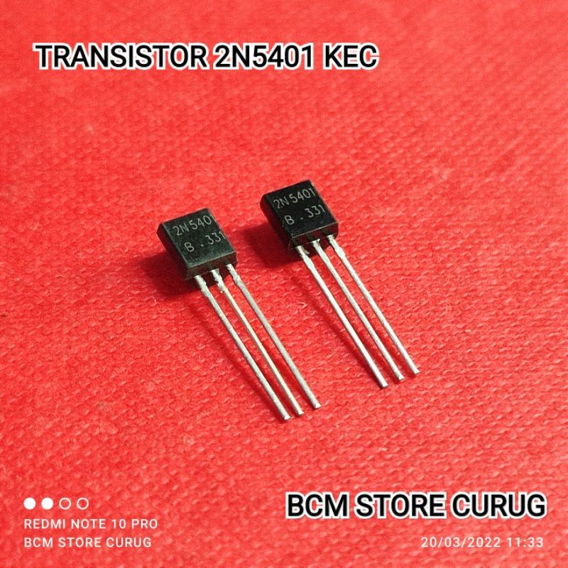 10 ชิ้น ทรานซิสเตอร์ 2N5401 2N 5401 KEC
