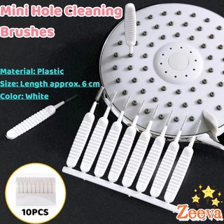 ZEEVA 10pcs แปรงทําความสะอาดรูหูฟัง แปรงทําความสะอาดช่องเล็ก Mini brush