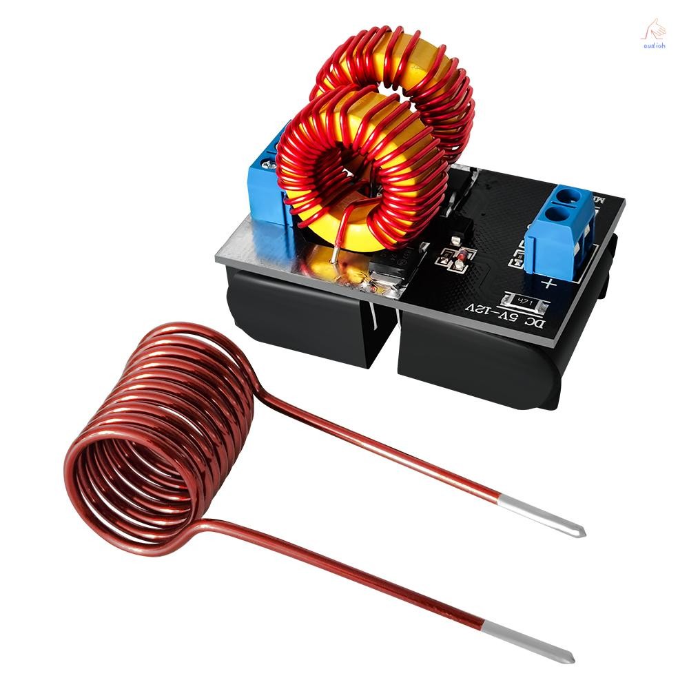 Dc5-12.0v อินพุตแรงดันไฟฟ้า ZVS Induction เครื่องทําความร้อน 120W ขนาดใหญ่ Flyback เครื่องทําความร้อน DIY หม้อหุงข้าวและคอยล์จุดระเบิด