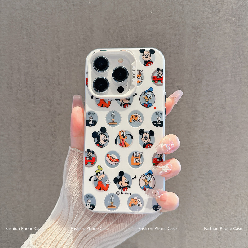 เข้ากันได้กับ ไอโฟน16 ไอโฟน 15 Pro Max iPhone 13 ไอโฟน11 X XS XR 7p8p เคสโทรศัพท์เคสนุ่มน่ารัก DLMSCY1382&1383