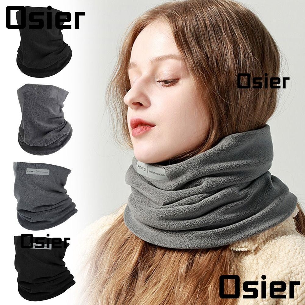 Osier1 ผ้าพันคอกีฬา, ผ้าพันคอคอขนสัตว์กํามะหยี่, หมวกกันลมสีทึบผ้าพันคอปั่นจักรยานสกี