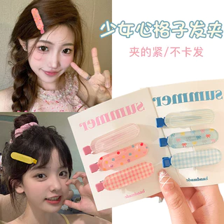 2025 ใหม่ Jelly โปร่งใสสาวหวาน High-end Hairpin Candy Polka Dot Simple Headwear