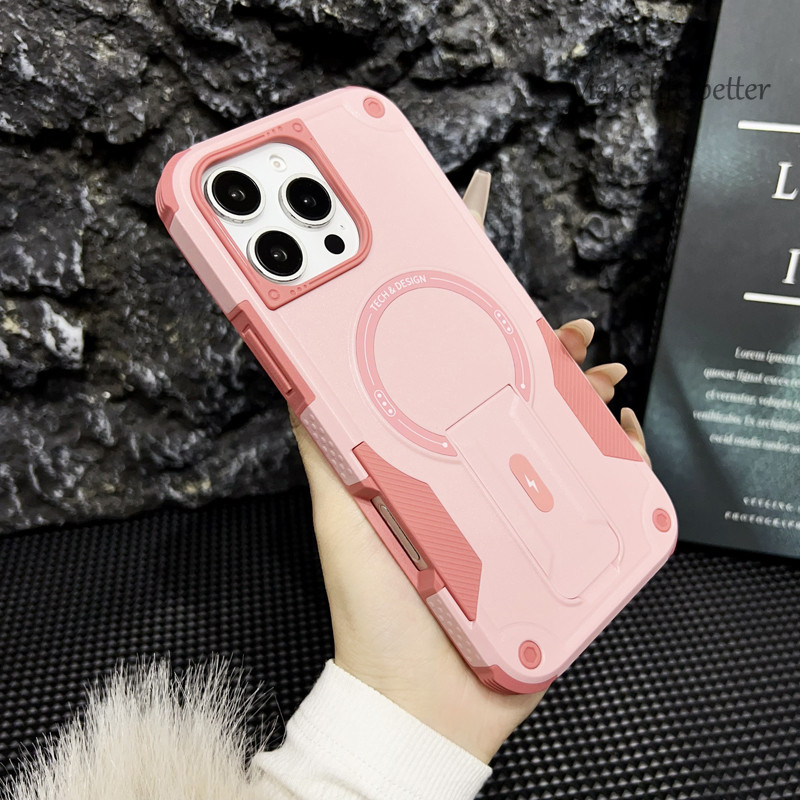 ใหม่ Bundesliga ที่มองไม่เห็นวงเล็บแม่เหล็กเคสโทรศัพท์เหมาะสําหรับ IPhone 11 12 13 14 15 16 Pro Max14 15 16Plus กันกระแทกป้องกันกรณี