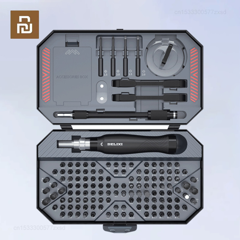 Youpin DIXI 145-in-1 ไขควงชุด Precision แม่เหล็กสกรู Driver Bits สําหรับ PC แล็ปท็อป IPhone IPad นาฬิกาแว่นตาซ่อมเครื่องมือ