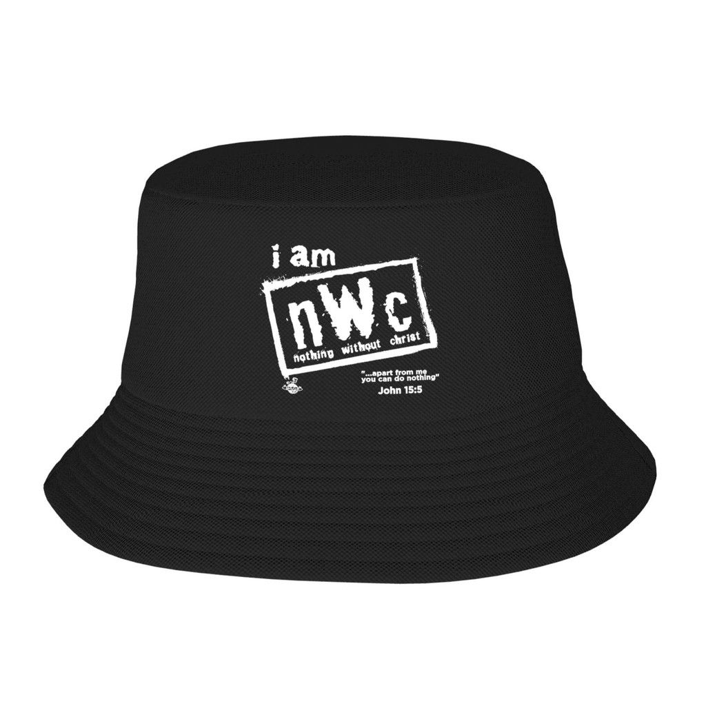 Nwo Nothing With Christ Religious Hip Hop Designs หมวกบักเก็ต