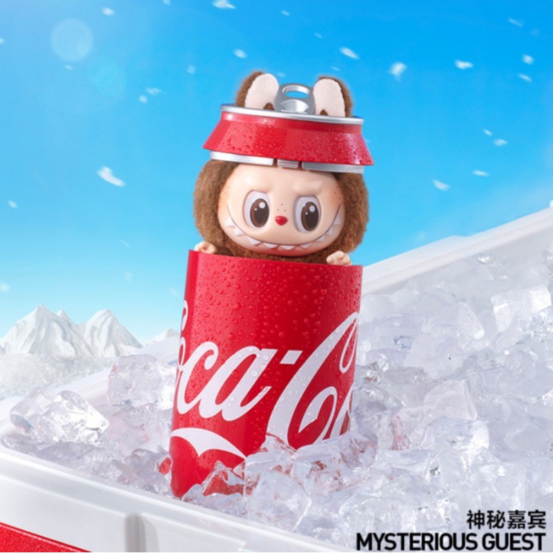 [secret] Popmart LABUBUv3-Coca-Cola Series ตุ๊กตาไวนิลจี้ Mystery Box Gift