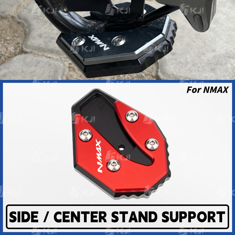 สําหรับ Yamaha NMAX 160/155/125/TURBO/NEO ขาตั้งด้านข้างรองเท้าสนับสนุนเท้าแบน Kickstand Enlarger Pad อะไหล่