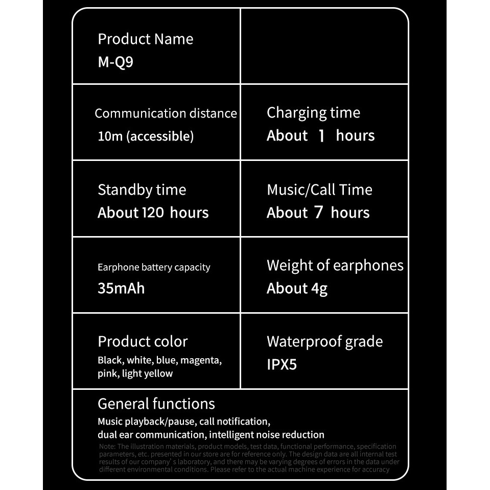ชัก ถาม9 นอนหลับบลูทูธเดียว5.4หูฟังไร้สายมินิกีฬาหูเดียวเบสหนักกันน้ําในหูชุดหูฟัง