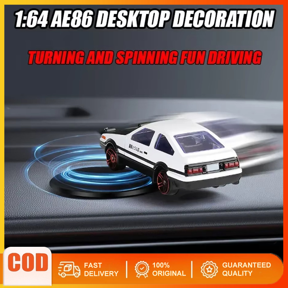 รถ AE86 Drift หมุนเครื่องประดับ Auto Dashboard เปลี่ยน AE86 Racing รุ่น Decor ภายในรถคลาสสิกคอนโซลกลางตกแต่ง