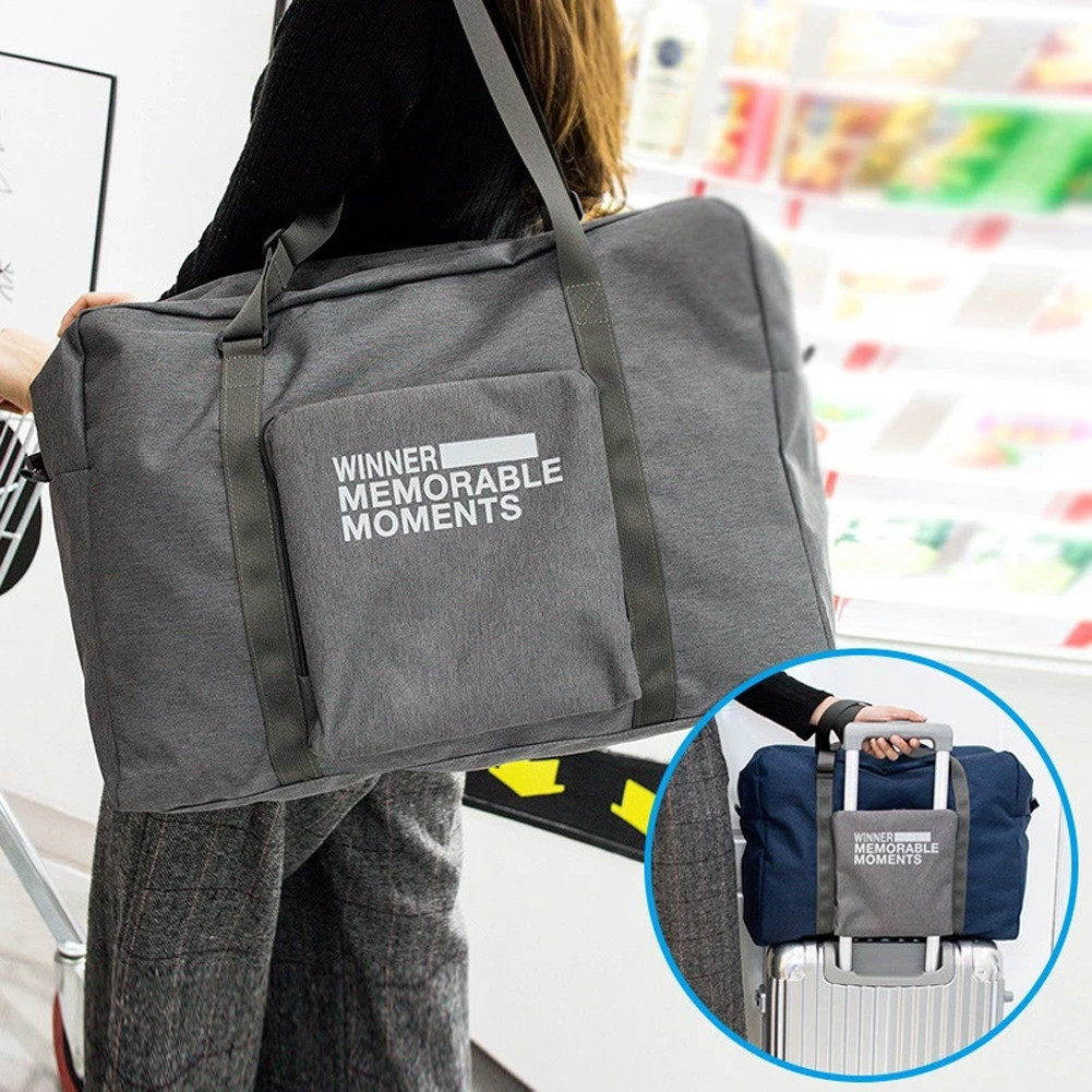 กระเป๋าเดินทางพับได้ ความจุขนาดใหญ่ กันน้ำ กระเป๋าเดินทางพกพา Travel Bag
