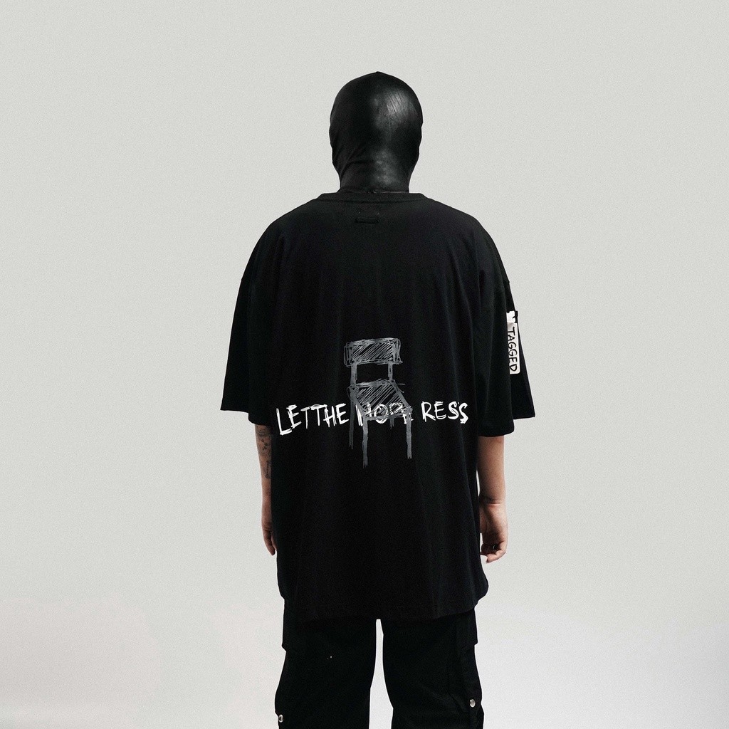 (EXO) Tagged - Despair Oversize Dashed Tshirt