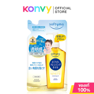 SOFTYMO Cleansing Refill ซอฟตี้โม ผลิตภัณฑ์ทำความสะอาดผิวหน้า 210ml (White/Speedy Oil/Speedy/Deep)