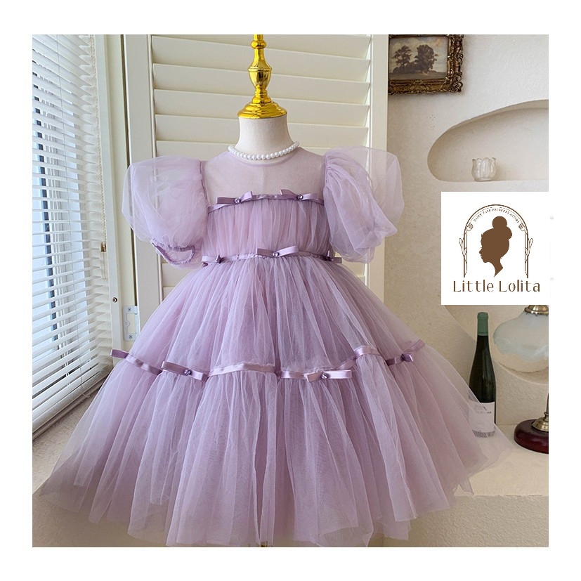 3-9th PREMIUM LOUISA DRESS - ชุดเด็กผู้หญิง Tutu Party DRESS