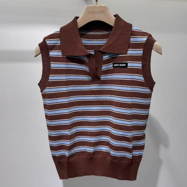 Miumi * 2025 เสื้อกั๊ก Top