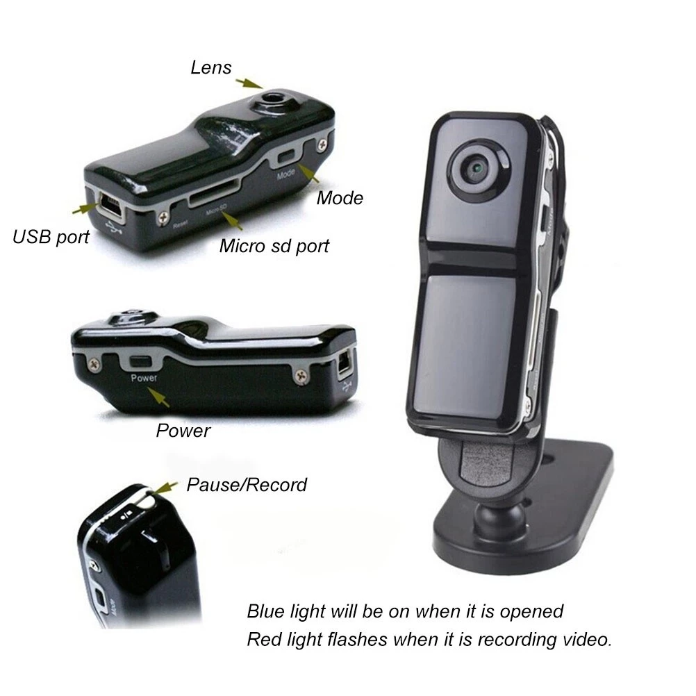 กล้องกีฬาขนาดเล็ก DVR พกพา ติดจักรยานและหมวกกันน็อค 16GB thumbnail 10