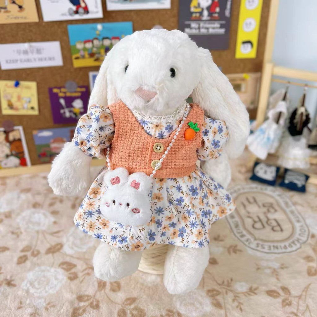 NO DOLL] น่ารัก jellycat 31 ซม.BUNNY กระต่ายเสื้อผ้าอุปกรณ์เสริม Bonnie กระต่ายตุ๊กตาเสื้อผ้าเด็กชุด