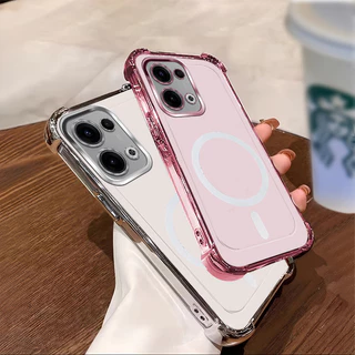 เคสสําหรับ OPPO Reno 13 5G PRO เคสโทรศัพท์ 2025 กันกระแทกแม่เหล็กใหม่ softCase SZ15