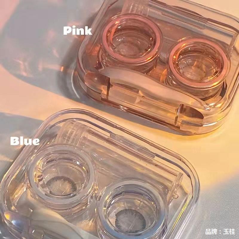 กล่องเก็บคอนแทคเลนส์เครื่องสําอางประสิทธิภาพสูงคุณภาพสูงไม่จําเป็นต้องฝาเกลียวกล่องเก็บคอนแทคเลนส์แบ