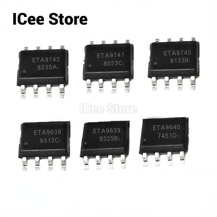 1-5PCS ETA9741 ETA9742 ETA9740 ETA9870 ETA9640 ETA6002 SOP-8 โทรศัพท์มือถือชาร์จและ Dischargeing ชิป IC